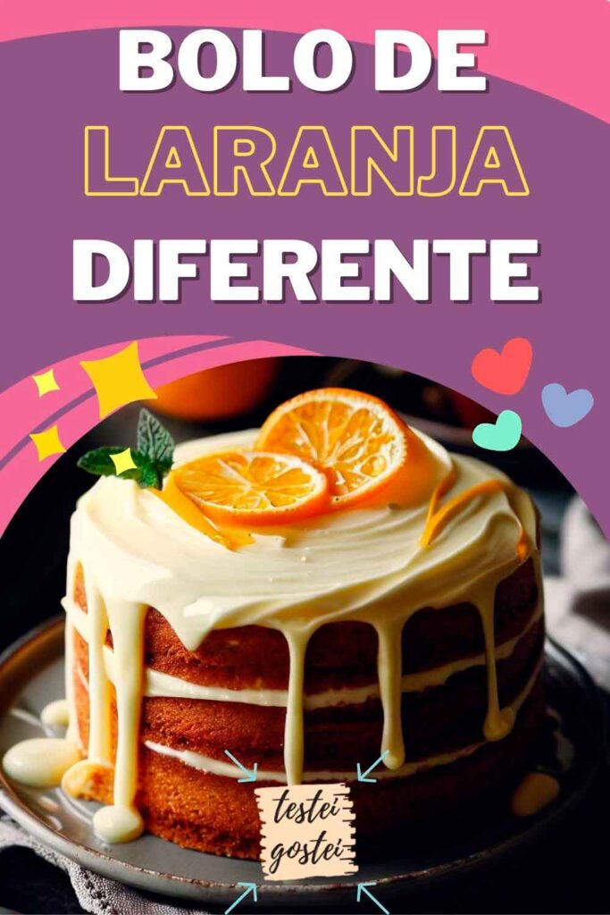 bolo de laranja diferente