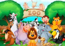 Jogo dos 7 erros Festa no Zoológico