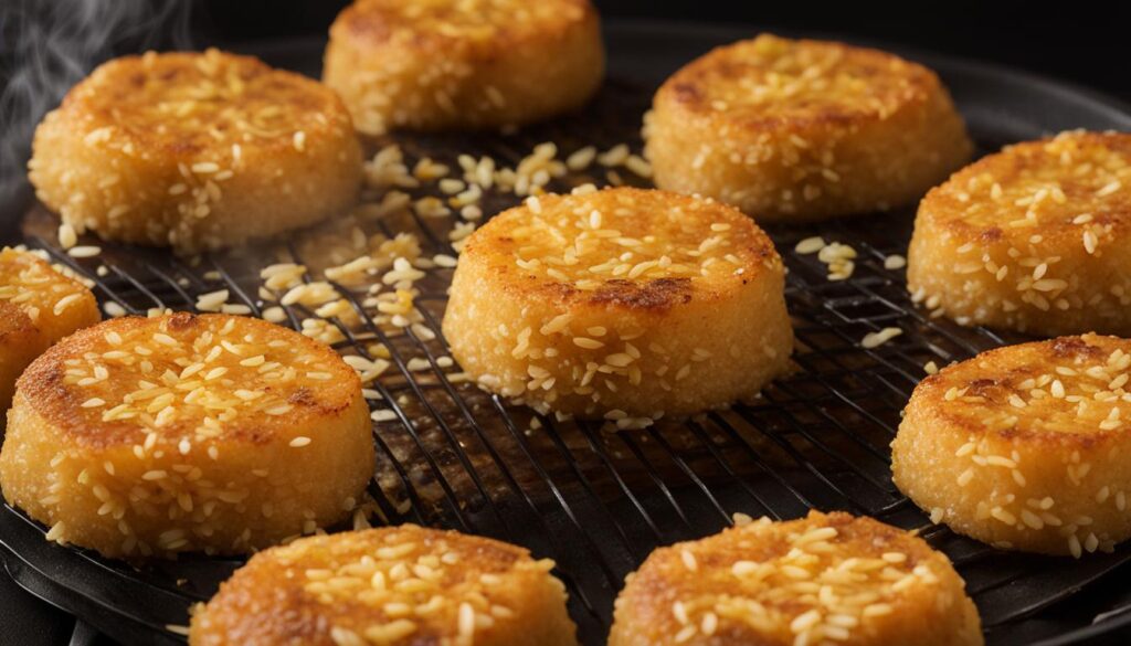 bolinho de arroz na air fryer