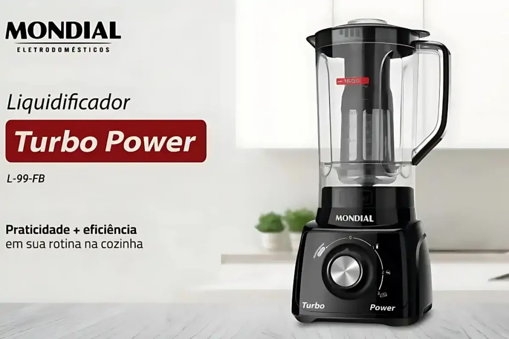 Liquidificador Mondial Turbo Power L 99 FB