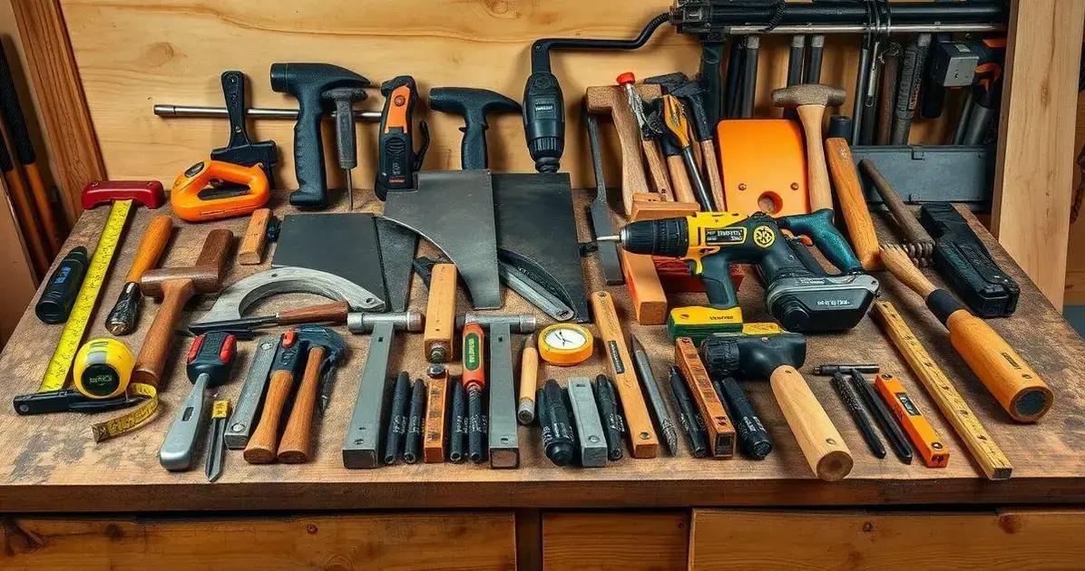 Essential Tools for Carpentry Skills Training